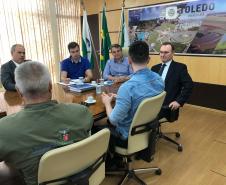 SUDIS, acompanha a Comissão de Conflitos Fundiários do Tribunal de Justiça do Paraná, em visita na cidade de Toledo.
