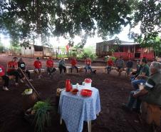 SUDIS visita o acampamento Sebastião Camargo dos trabalhadores sem terra.