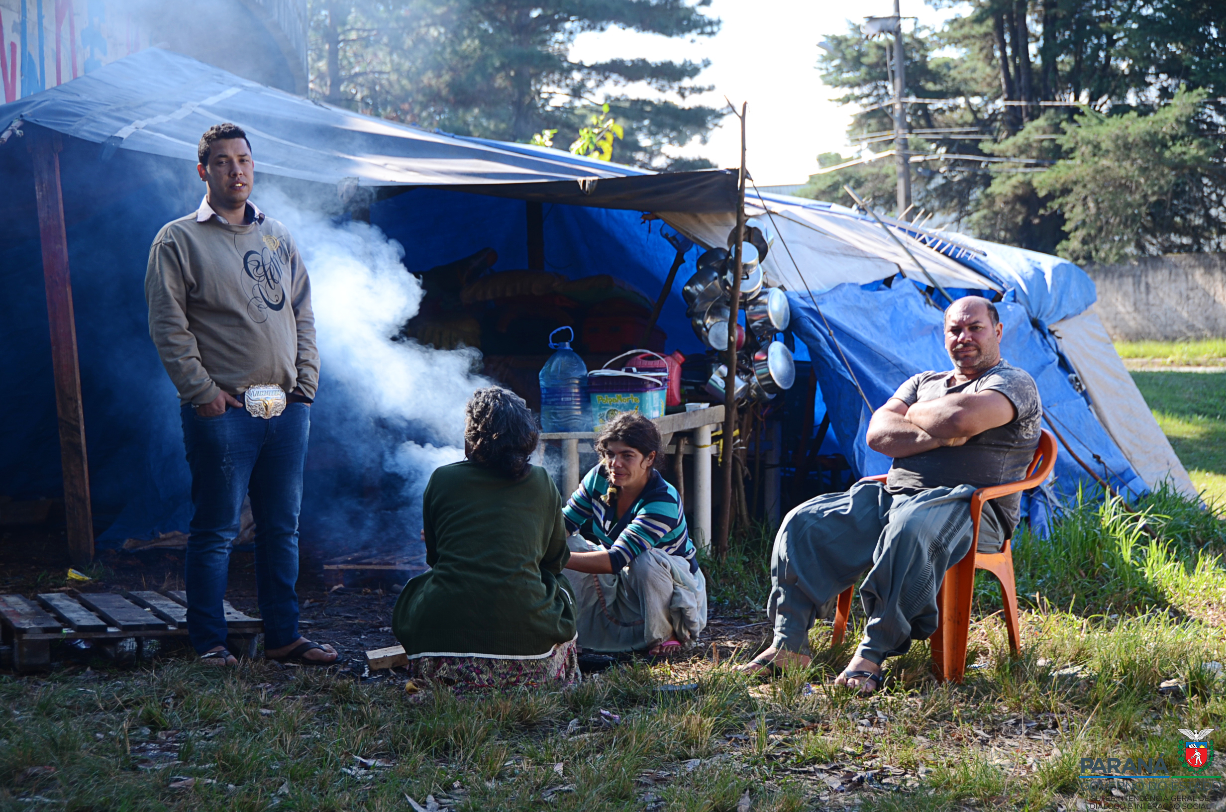 SUDIS E MINISTÉRIO PÚBLICO VISITAM ACAMPAMENTO CIGANO.