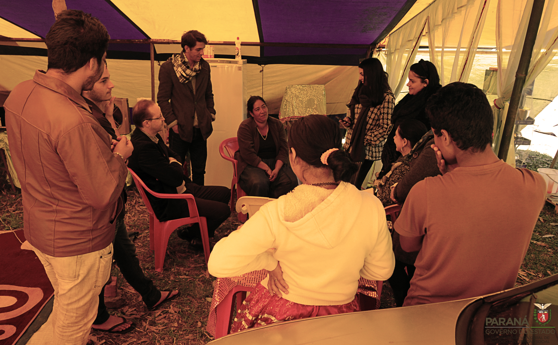 SUDIS E MINISTÉRIO PÚBLICO VISITAM ACAMPAMENTO CIGANO.