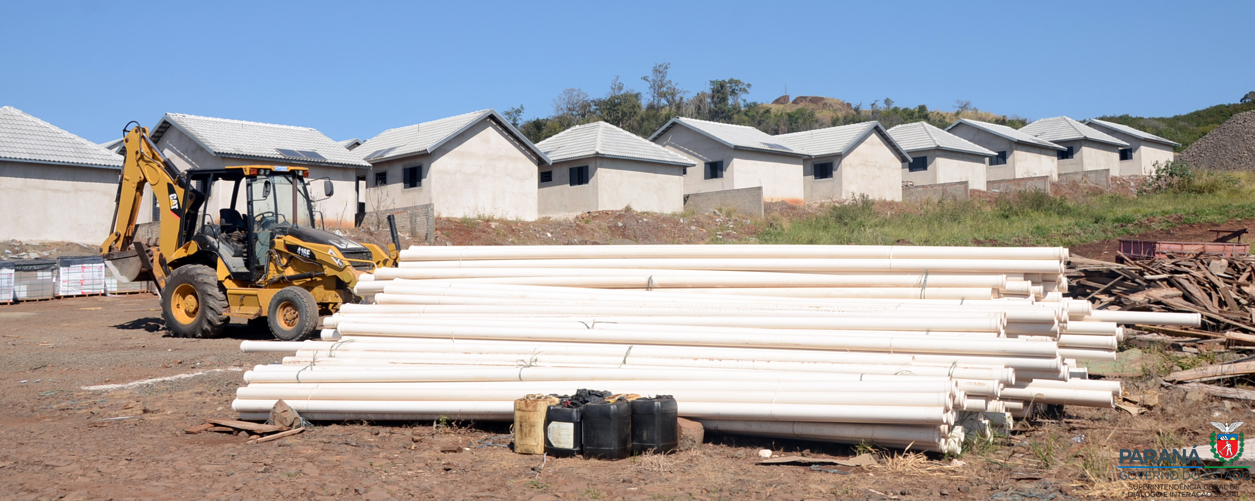 SUDIS visita projeto de autogestão de moradias populares em Cornélio Procópio.