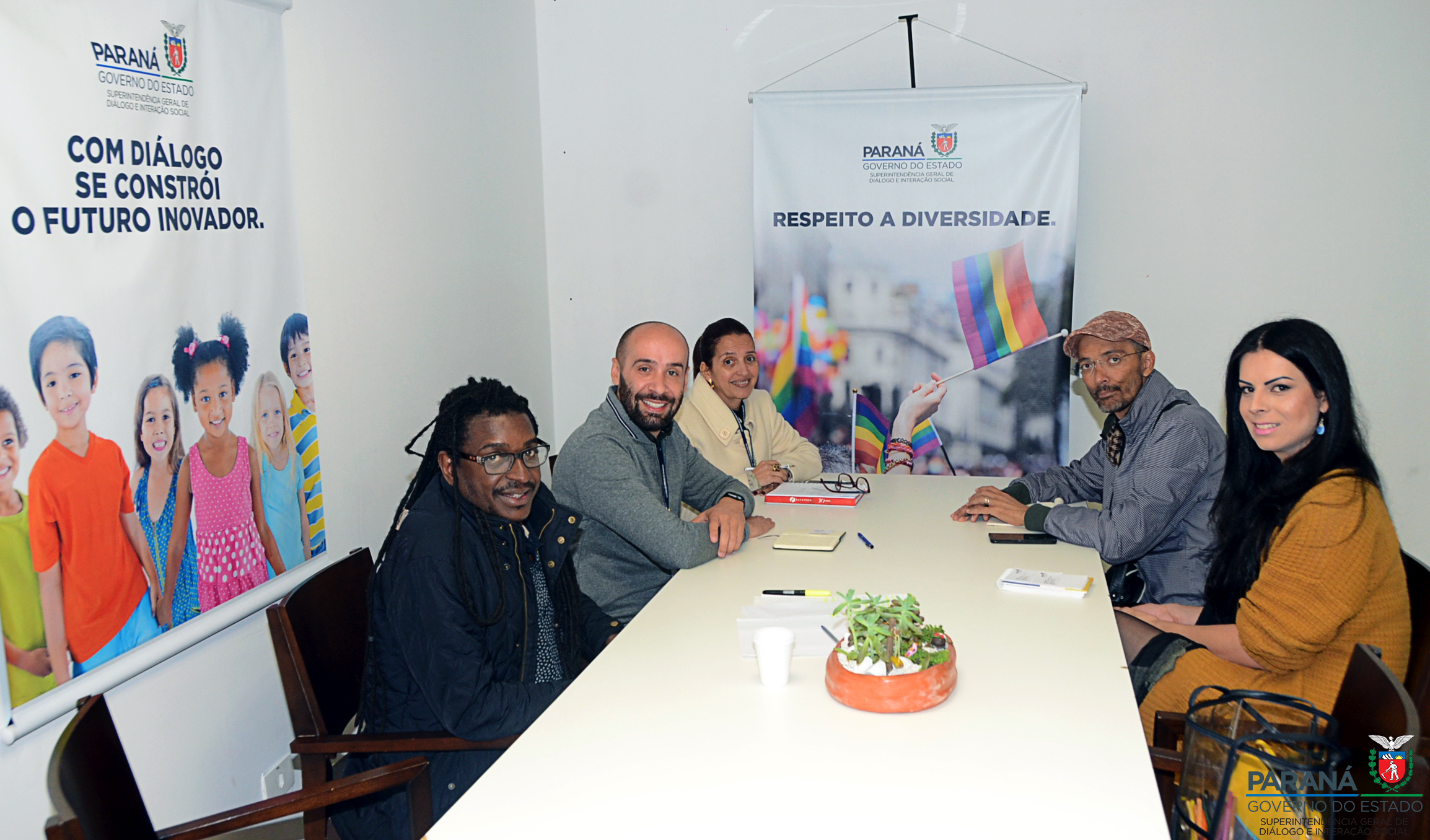 Presidente da APPAD (Associação Paranaense da Parada da Diversidade) visita a SUDIS.