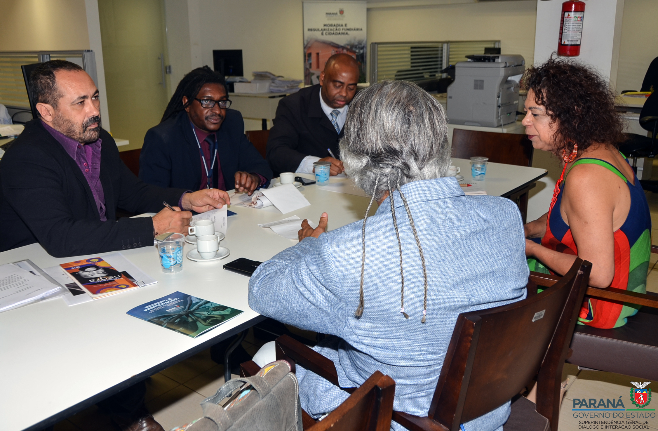 SUDIS recebe líderes do movimento negro da UFPR.