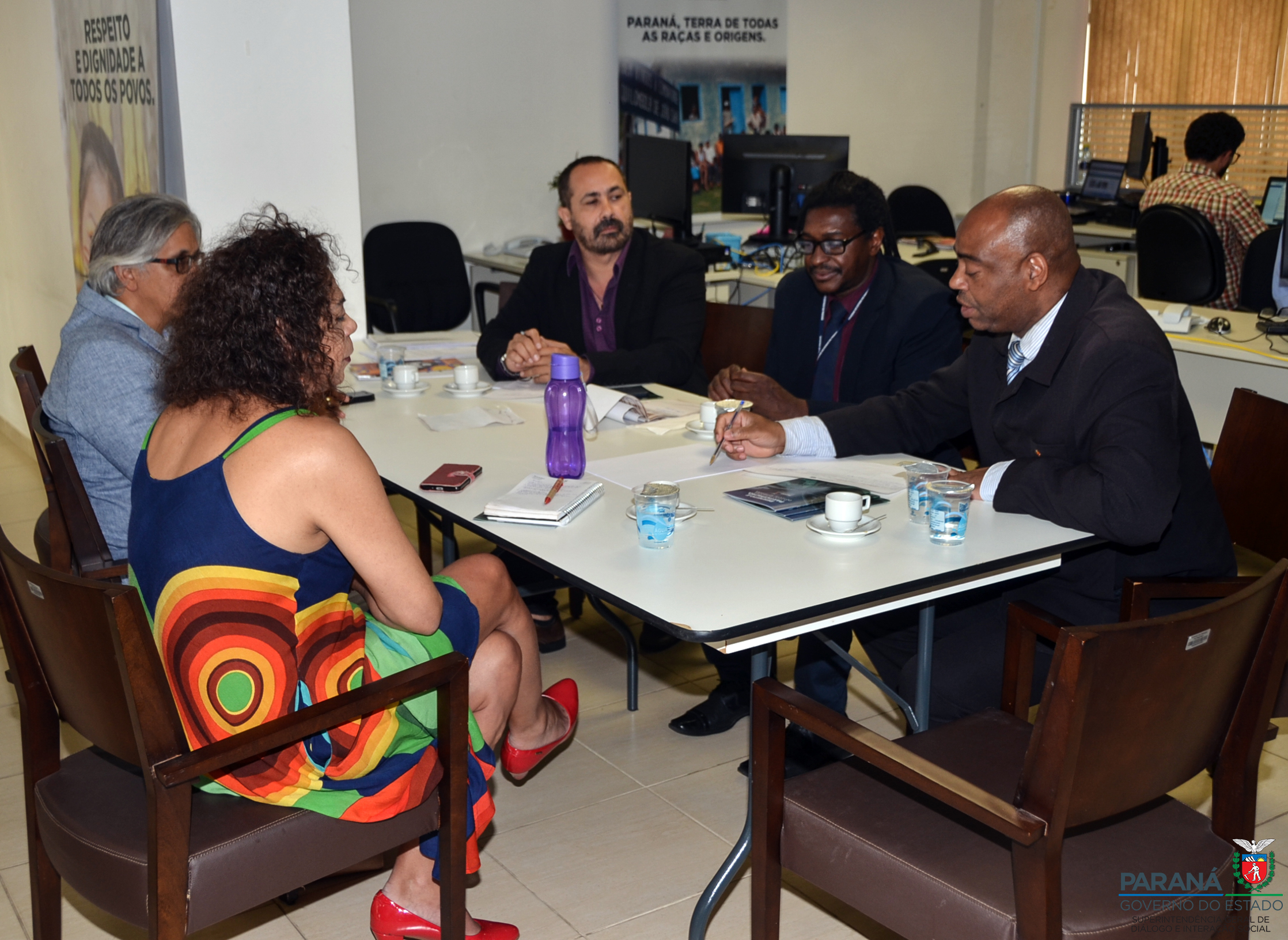 SUDIS recebe líderes do movimento negro da UFPR.