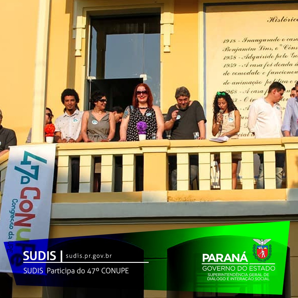 SUDIS – Participa do 47º CONUPE.
