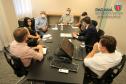 Prefeito Ulisses de Souza de Nova Aliança do Ivai, visita a Copel