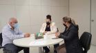 Advogada Daniele Biondo Crocetti, coordenadora do Projeto Alimenta o Futuro, visita a SUDIS.