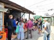 SUDIS em uma visita técnica com  CSF-TJPR,  no bairro Capão Raso, em Curitiba. 