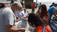 GT de Povos e Comunidades Tradicionais com ajuda de SGAS entrega 200 cestas básicas a comunidade da Ilha do Mel   