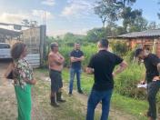 Comissão Estadual de Conflitos Fundiários do TJPR realiza visitas técnicas em áreas ocupadas no litoral do Estado.