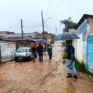 SUDIS realizaram uma visita na Comunidade Jardim Califórnia, localizada no bairro Tatuquara, em Curitiba