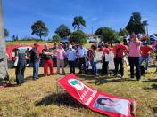 SUDIS participa de um ato realizado junto ao monumento do MST