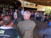 SUDIS acompanha TRF4 em visita técnica ao acampamento Fernando de Lara, em Quedas do Iguaçu