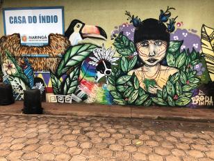 GT de Povos e Comunidades Tradicionais do Paraná visita Casa do índio em Maringá. 