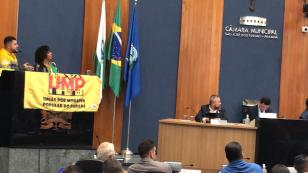 Movimento Social por moradia, apresenta projeto Minha Casa Minha Vida - Entidades na Câmara municipal de São José Dos Pinhais. 