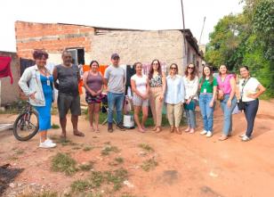 visita técnica em área de conflito fundiário na Cidade Industrial