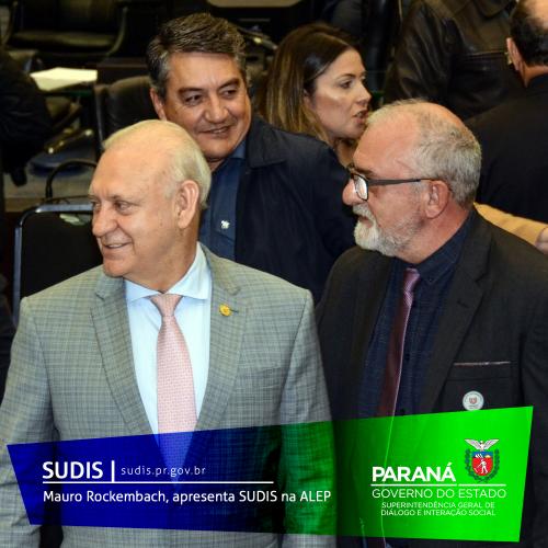 Mauro Rockembach, apresenta SUDIS na ALEP