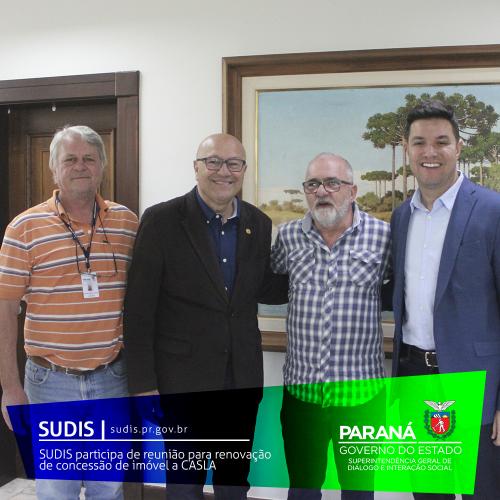SUDIS participa de reunião para renovação de concessão de imóvel a CASLA