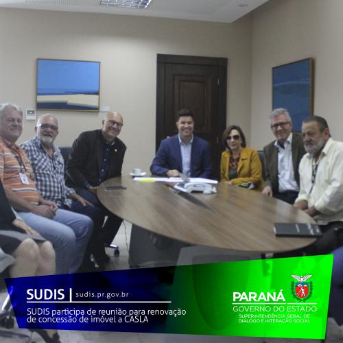 SUDIS participa de reunião para renovação de concessão de imóvel a CASLA