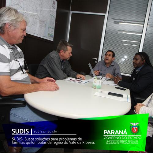 SUDIS busca soluções para problemas de famílias quilombolas da região do Vale do Ribeira.
