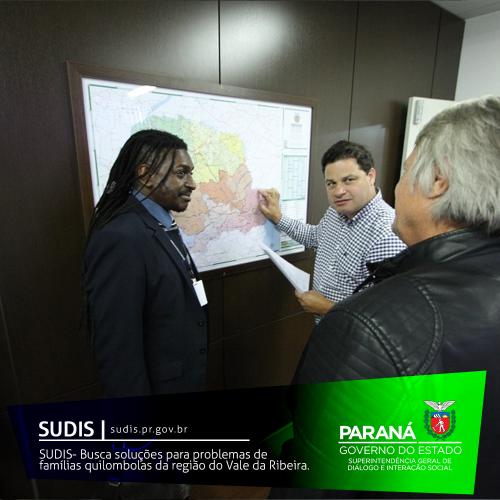 SUDIS busca soluções para problemas de famílias quilombolas da região do Vale do Ribeira.