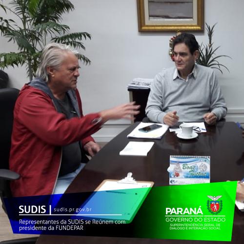 RRepresentantes da SUDIS se Reúnem com presidente da FUNDEPAR