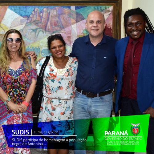 SUDIS participa de homenagem a população negra de Antonina