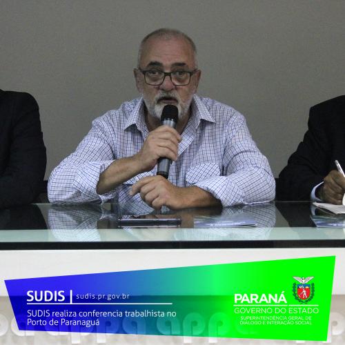 SUDIS realiza conferencia trabalhista social no porto de Paranaguá