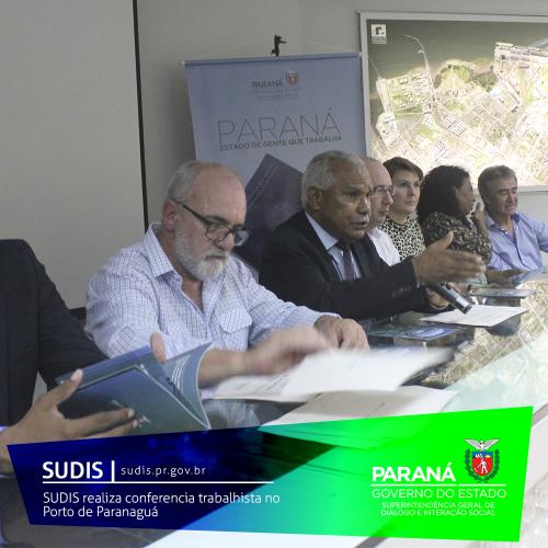 SUDIS realiza conferencia trabalhista social no porto de Paranaguá