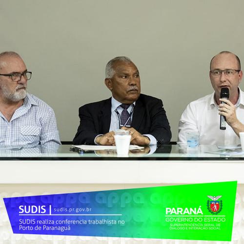 SUDIS realiza conferencia trabalhista social no porto de Paranaguá