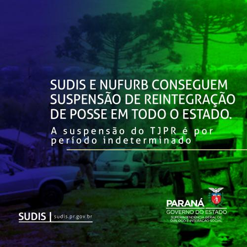 SUDIS e NUFERB conseguem suspensão de cumprimentos de reintegração de posse em todo o Estado.