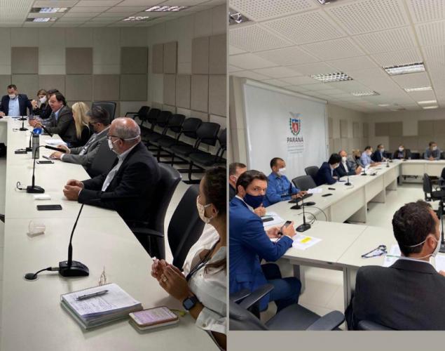 Grupo de Trabalho que planeja a retomada econômica do Paraná. Se reúne e define primeiras estratégias