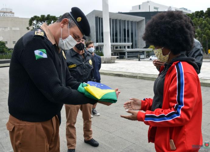 SUDIS participa de ato simbólico promovido pelo Movimento Negro em repúdio ao vandalismo em manifestações.