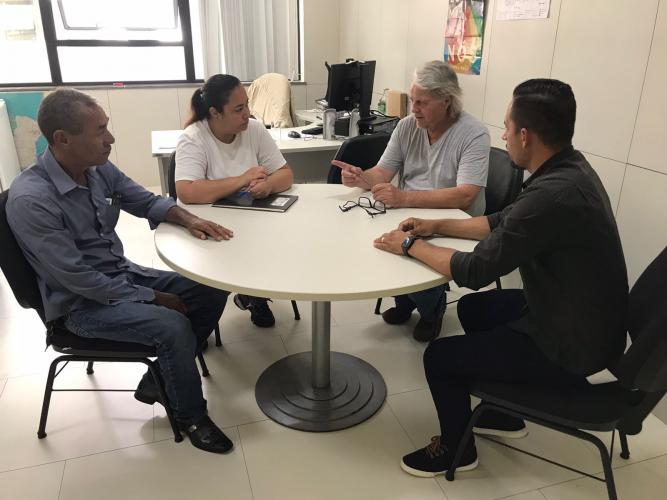 SUDIS - Recebe representantes da Associação de moradores do Jardim Nova Esperança do CIC em Curitiba.