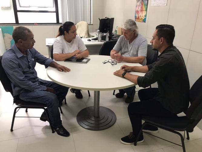 SUDIS - Recebe representantes da Associação de moradores do Jardim Nova Esperança do CIC em Curitiba.