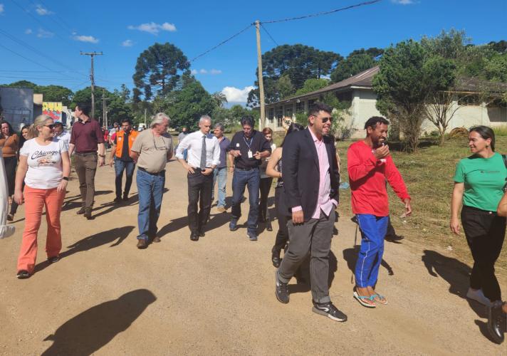 SUDIS Acompanha visita técnica em ocupação no município de Campo Magro PR