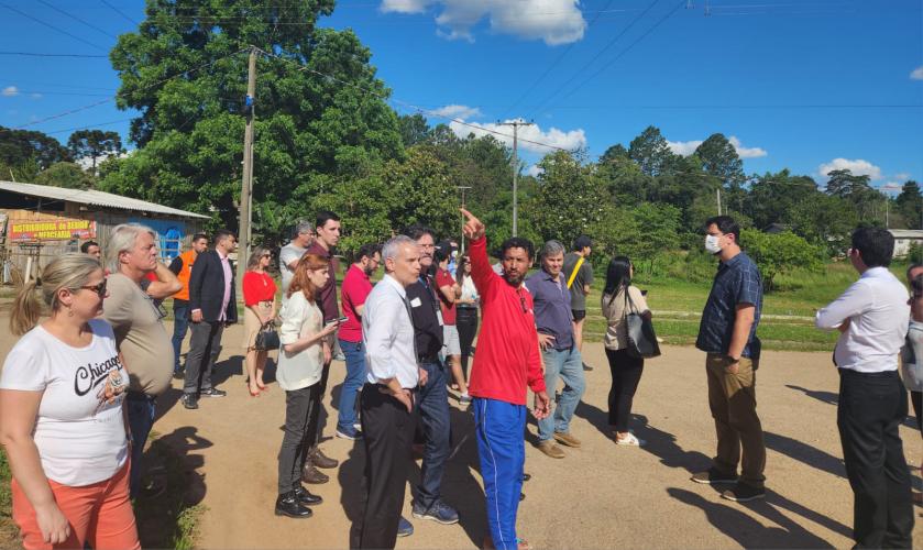 SUDIS Acompanha visita técnica em ocupação no município de Campo Magro PR