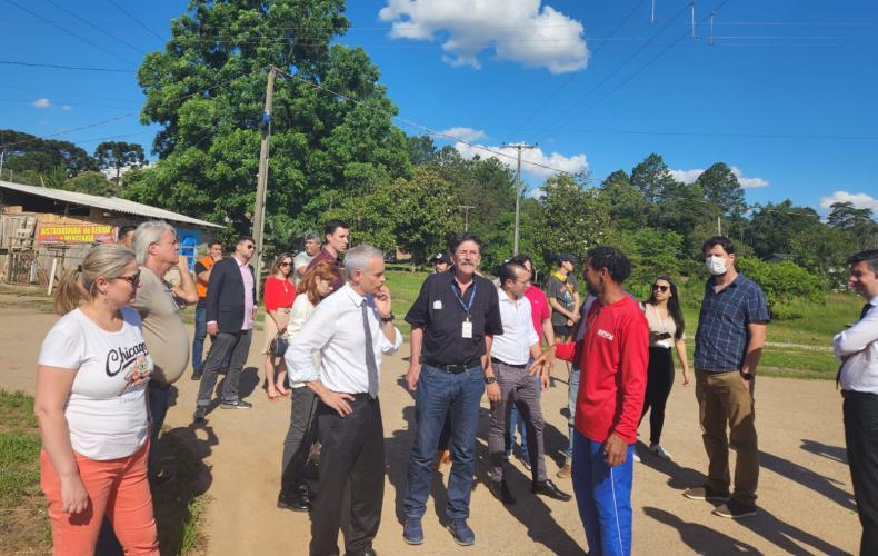 SUDIS Acompanha visita técnica em ocupação no município de Campo Magro PR