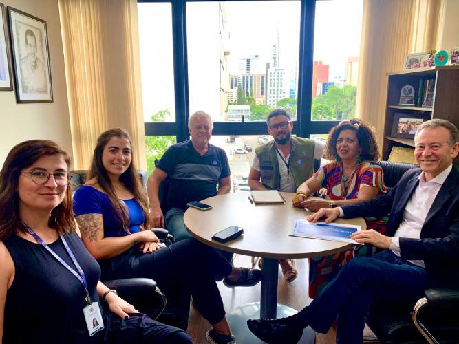 Superintendente Roland Rutyna participa de Reunião com Deputado Estadual Professor Lemos.