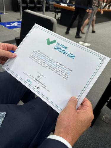 Entrega aos vencedores da 13ª edição do Prêmio Conciliar é Legal Foto: Rômulo Serpa/Agência CNJ