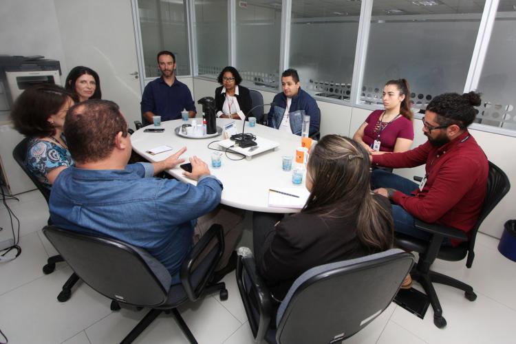 papo sobre economia solidária com a Primeira Dama e Secretária de Assistência Social de Colombo Elis Lazarotto