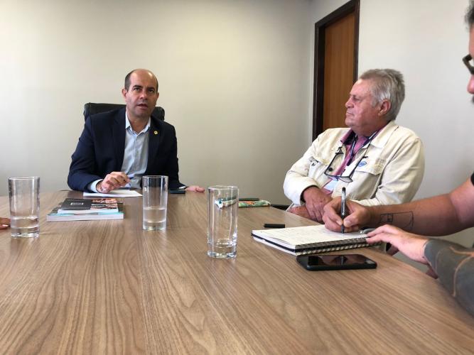 SUDIS visita gabinete do Deputado Estadual Evandro Evandro Araújo (PSD).