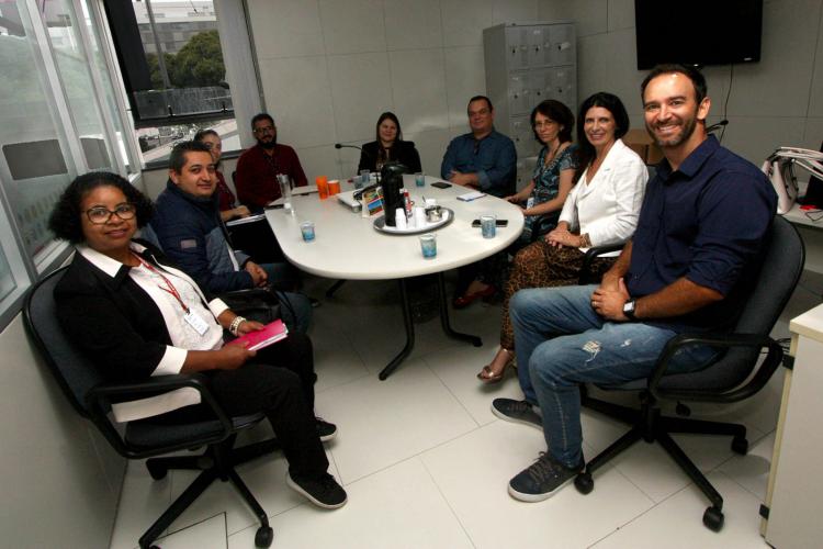 papo sobre economia solidária com a Primeira Dama e Secretária de Assistência Social de Colombo Elis Lazarotto