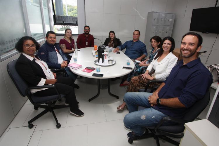 papo sobre economia solidária com a Primeira Dama e Secretária de Assistência Social de Colombo Elis Lazarotto