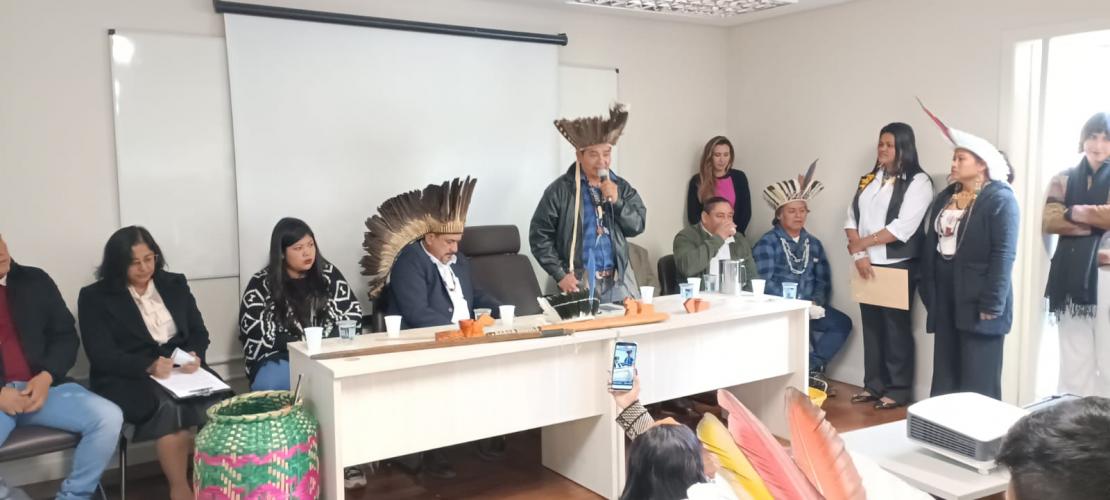 SUDIS prestigia posse da nova coordenação de saúde indígena da região sul.