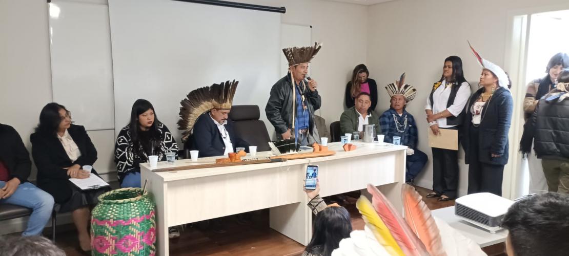 SUDIS prestigia posse da nova coordenação de saúde indígena da região sul.