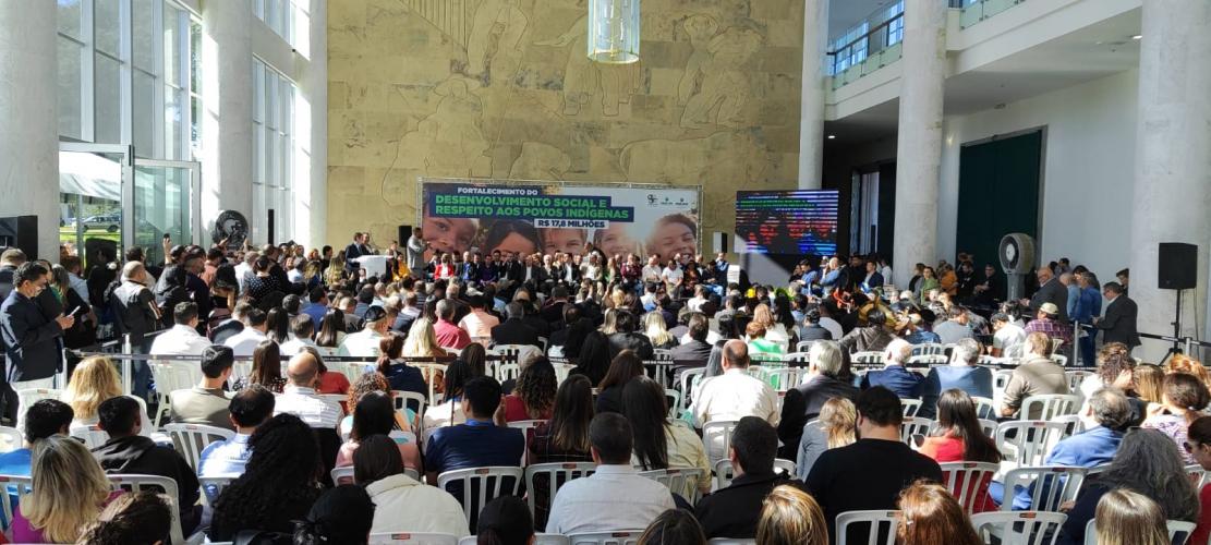 Governo do Paraná  repassa investimento voltado aos povos Indígenas do Estado que somam R$7,3 milhões.