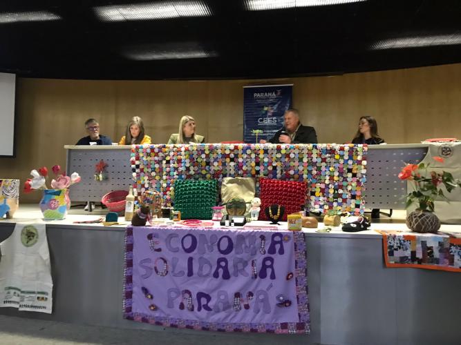 CEES - Conselho Estadual de Economia Solidária do Paraná realiza a 1ª Mostra Paranaense de Economia Solidária.