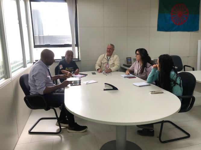 Superintendência de Diálogo e Interação Social se reúne com a Secretaria da Mulher, Igualdade Racial e Pessoa Idosa