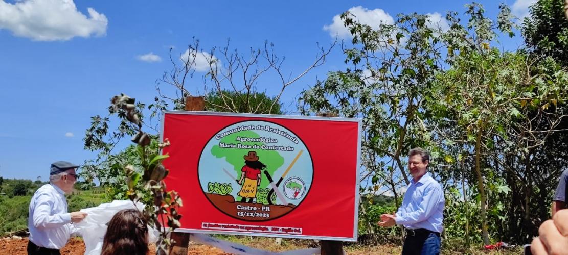 Em Castro, Sudis prestigia a celebração do mais novo assentamento da região: Maria Rosa Do Contestado